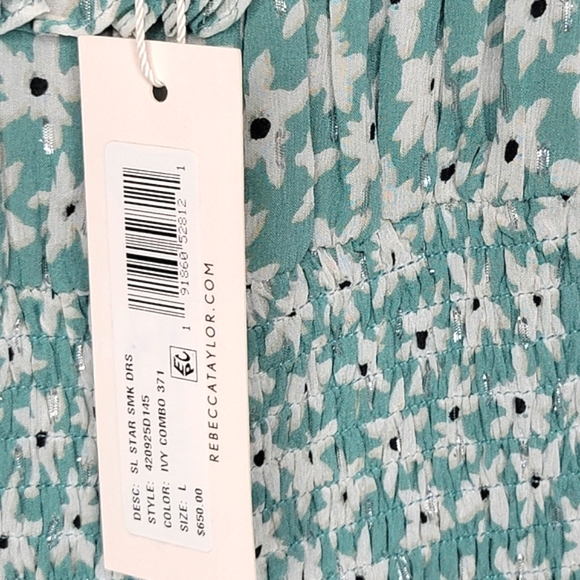 Rebecca Taylor Star Smocked Dress - Picture 5 of 9